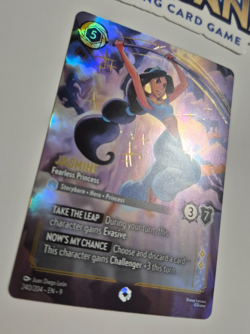 Disney Lorcana Fabled Enchanted Jasmine Fearless Princess English Rare - Image 3
