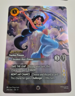 Disney Lorcana Fabled Enchanted Jasmine Fearless Princess English Rare - Image 4