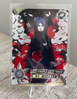Konan NR-AR-002 Silver Naruto Kayou Card TCG Mint Ultra Rare - Image 1