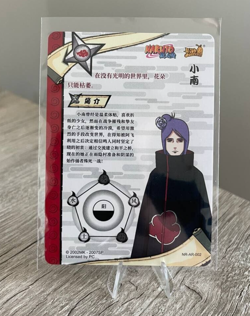 Konan NR-AR-002 Silver Naruto Kayou Card TCG Mint Ultra Rare - Image 2