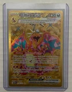 Charizard ex - 228/197 - Pokemon Obsidian Flames Secret Rare Card NM - Image 3