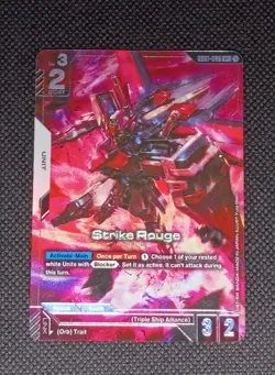 Gundam Card Game Strike Rouge GD01-069 (R+) English NM Foil - Image 1