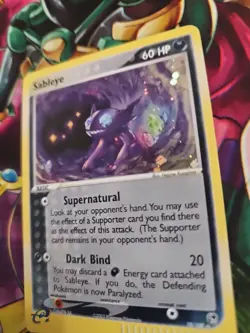 Pokemon TCG Sableye Holofoil Card 10/100 Vintage Sandstorm - Image 2