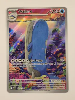 Lot with Wailord 162 IR and 7 other cards. - Image 1