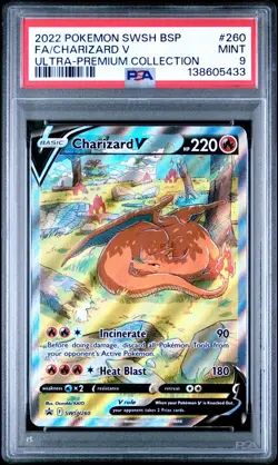Charizard V SWSH260 SWSH: Sword & Shield Promo Cards Holo - PSA 9 MINT - Image 1