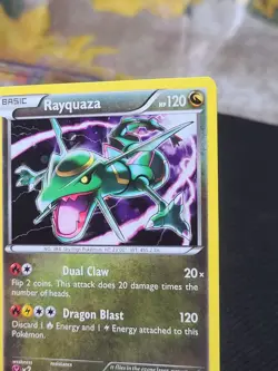 Pokemon Rayquaza XY141 XY Promo Holo Basic Pokemon Card 120 HP 2016 - Image 1