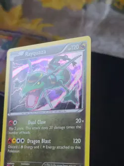Pokemon Rayquaza XY141 XY Promo Holo Basic Pokemon Card 120 HP 2016 - Image 2