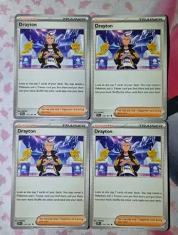 Pokemon Card Drayton - 174/191 - ×4 Surging Sparks - Trainer Playset - Image 1
