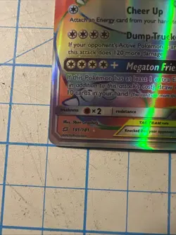 Custom Eevee&snorlax Gx Fun Fan Art (Custom Made Card) Pokemon Card 191/181 - Image 5