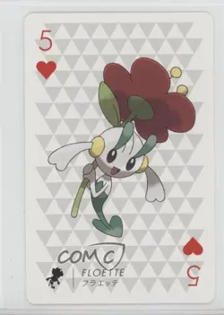 Floette (5 of Hearts) Pokemon Yveltal Playing Card #5H - Image 1