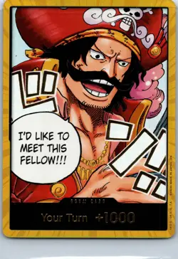 DON!! Card (Gol.D.Roger) (Gold) DON!! Carrying On His Will NM - Image 1