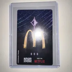 McDonald's K-Pop Demon Hunters Trading Card Rumi Triple Star Rare - Image 3