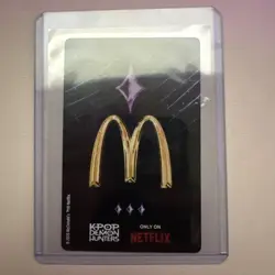 McDonald's K-Pop Demon Hunters Trading Card Rumi Triple Star Rare - Image 4