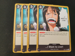 x4 ...I Want to Live!! - EB01-050 - C One Piece Card Game - Image 1
