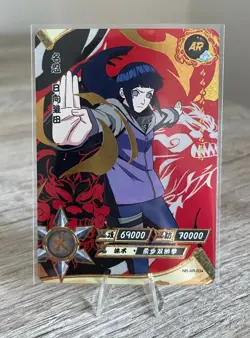 Hinata Hyuga NR-AR-034 Naruto Kayou Card TCG Mint Ultra Rare - Image 1