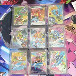 Pokemon TCG first Partner Holo Card Lot Bulbasaur Charmander Squirtle 9 Cards - Image 1