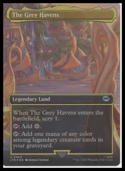 Lord of the Rings: Tales of Middle-earth #443 The Grey Havens (Borderless Foil) - Image 1