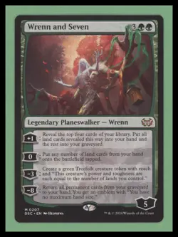 1 x Wrenn and Seven - Commander: Duskmourn: House of Horror - NM-Mint - MTG - Image 1