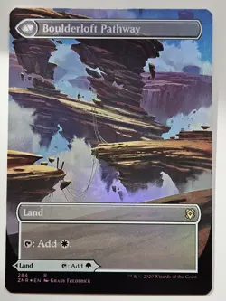 Branchloft Pathway Boulderloft Pathway Borderless Foil NM (MTG) - Image 2