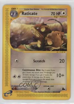 Raticate Pokemon e-Card Series Skyridge #89 2003 - Image 1