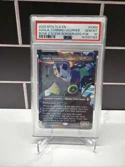 Azula, Cunning Usurper #0303 2025 MTG Avatar ATLA Borderless Foil • PSA 10 - Image 1