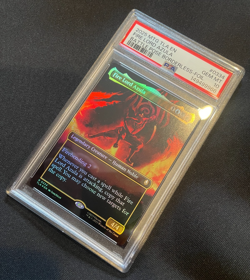 Fire Lord Azula - MtG Avatar Airbender Battle Pose Borderless Foil #0334 PSA 10! - Image 1