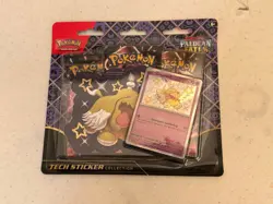 Pokemon Scarlet & Violet Paldean Fates 3 Pack Blister Greavard Promo New! - Image 1