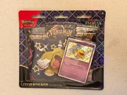 Pokemon Scarlet & Violet Paldean Fates 3 Pack Blister Greavard Promo New! - Image 2