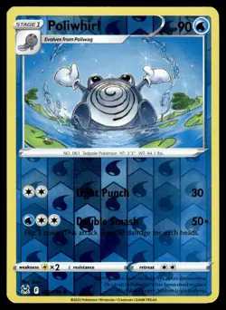 Poliwhirl 031/196 Uncommon Lost Origin Pokemon Reverse Holo NM/M - Image 1