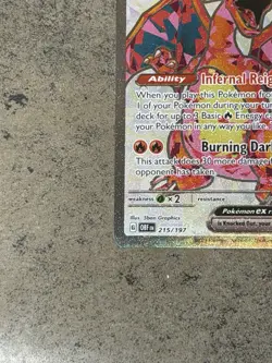 Pokemon TCG Charizard EX Obsidian Flames - Image 5
