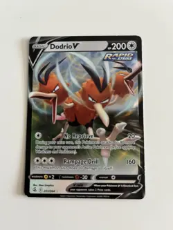 Dodrio V 201/264 Ultra Rare Holo Near Mint Condition Fusion Strike - Image 1