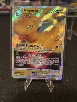 Pokemon TCG- Dragonite VSTAR 050/078- Pokemon GO- Holo Ultra Rare Card - Image 1