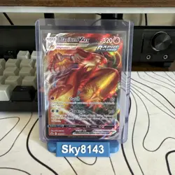 Pokemon TCG Blaziken VMAX Chilling Reign Ultra Rare Card 021/198 NM Condition - Image 1
