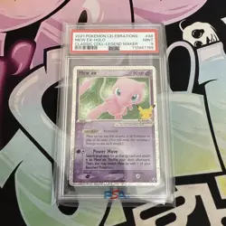 2021 Pokemon Celebrations Classic Collection Mew EX Holo PSA 9! - Image 1