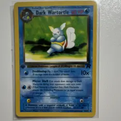 Pokemon !st Ed Dark Electrode 34/82 & Dark Wartortle 46/82 Team Rocket - Image 3