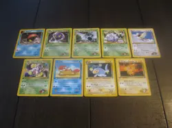 WOTC Pokemon 1st Edition Lot x 54 Cards - Image 5