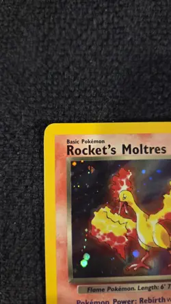 Pokemon TCG Gym Heroes Unlimited Rocket's Moltres 12/132 Holo Rare - Image 2