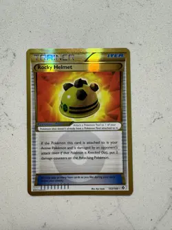 Rocky Helmet (Secret, #153/149) - Holofoil BW - Boundaries Crossed MP Pokemon - Image 1