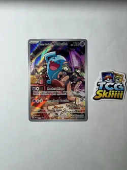 Team Rocket's Wobbuffet 203 (Pokemon Center Exclusive) Destined Rivals Promo NM - Image 1