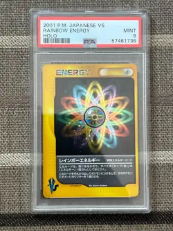 Pokemon Japanese VS Rainbow Energy PSA 9 - Image 1