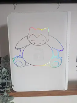 Vault X - 9 Pocket eXo-Tec Zip Binder Folder - White Pokemon 151 Mew & snorlax - Image 3