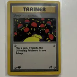 Pokemon 1st Ed Goop gas attack 78/82 & Sleep! 79/82 team rocket - Image 3