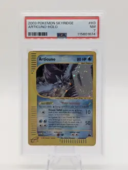 ARTICUNO 2003 POKEMON E-CARD SERIES SKYRIDGE RARE HOLO H3/H32 PSA 7 - Image 1