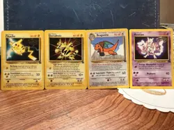 Pokemon Kids WB Promo Pikachu, Electabuzz, Dragonite, Mewtwo Lot WOTC - Image 1