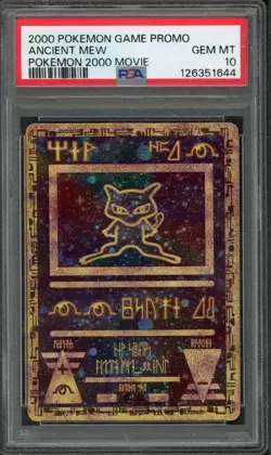 Pokemon PSA 10 Gem Mint 2000 Movie Promo Ancient Mew - Image 1