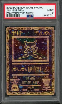 Pokemon PSA 9 Mint 2000 Movie Promo Ancient Mew - Image 1