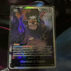 Marshall D Teach OP-09 SR | One Piece TCG: The Best Vol. 2 English - Foil NM - Image 1
