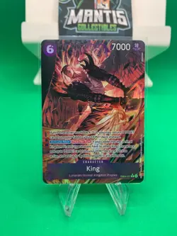 One Piece OP14 The Azure Sea’s Seven - King EB04-031 R Alternate Art ENGLISH - Image 1