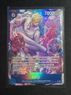 2025 One Piece OP11 Sanji Alternate Art OP11-051 A Fist of Divine Speed NM - Image 1