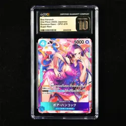 CGC 10 PRISTINE 2022 One Piece JPN Boa Hancock OP01-078 SR - Image 1
